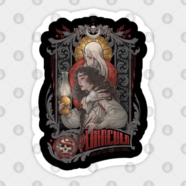 DRACULA Sticker by Medusa Dollmaker